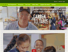 Tablet Screenshot of gardentotable.org.nz
